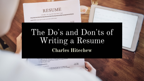 Charles Hitechew Resume Tips